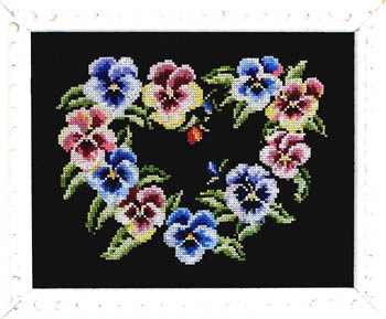 (image for) Pretty Pansy On Black